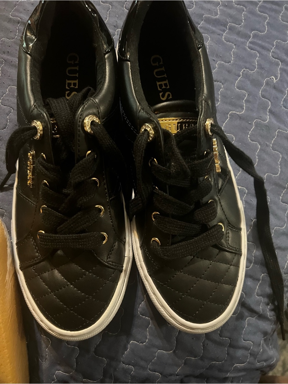 GUESS Black Quilted Women 'Sneakers